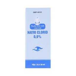 Thuốc nhỏ mắt, nhỏ mũi Natri Clorid 0.9% Gia Nguyễn dùng để rửa mắt, mũi (10ml)