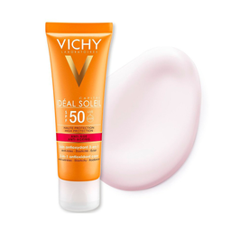 Kem chống nắng Vichy Idéal Soleil Anti-Age SPF50 bảo vệ da khỏi tác động có hại của ánh nắng mặt trời (50ml)