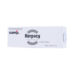 Thuốc mỡ Herpacy 3.5g Samil điều trị viêm giác mạc do virus herpes simplex