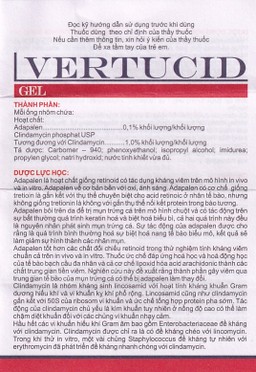 Gel Vertucid Yash Medicare điều trị mụn trứng cá nhẹ đến vừa (15g)