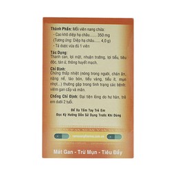 Thuốc Diệp Hạ Châu V Vạn Xuân điều trị chứng thấp nhiệt trong viêm gan cấp và mãn (10 vỉ x 10 viên)