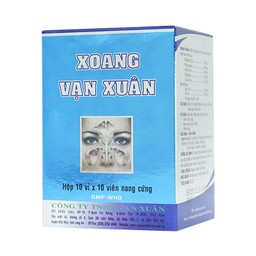Thuốc Xoang Vạn Xuân giảm đau, chống viêm mũi dị ứng, viêm xoang (10 vỉ x 10 viên)