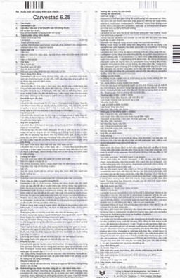 Thuốc Carvestad 6.25 Stella điều trị tăng huyết áp, đau thắt ngực (3 vỉ x 10 viên)