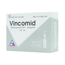Thuốc tiêm Vincomid 10mg/2ml Vinphaco dự phòng nôn và buồn nôn hậu phẫu, do xạ trị (2 vỉ x 5 ống x 2ml)