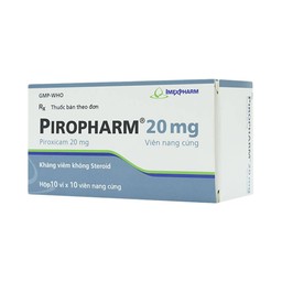 Thuốc Piropharm 20mg Imexpharm điều trị viêm khớp dạng thấp, viêm xương khớp (10 vỉ x 10 viên)