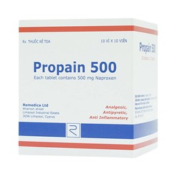 Thuốc Propain 500 Remedica điều trị viêm khớp dạng thấp (10 vỉ x 10 viên)