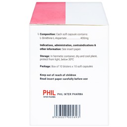 Thuốc Batonat 400mg Phil điều trị bệnh viêm gan cấp tính, viêm gan mạn tính (10 vỉ x 10 viên)