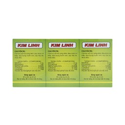 Dầu gió Kim Linh 6ml giảm cảm ho, sổ mũi, đau nhức xương khớp (12 chai)