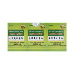 Dầu gió Kim Linh 6ml giảm cảm ho, sổ mũi, đau nhức xương khớp (12 chai)