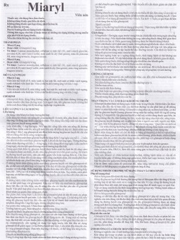 Viên nén Miaryl 2mg Hasan điều trị đái tháo đường típ 2 (10 vỉ x 10 viên)