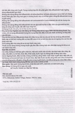 Thuốc Arbol-100 Olive Healthcare dùng trong hạ canxi máu, suy tuyến cận giáp (3 vỉ x 10 viên)