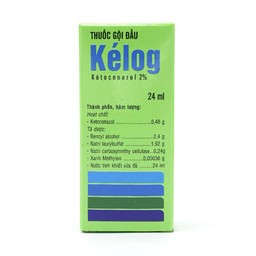 Thuốc gội đầu Kelog Việt Phúc điều trị gàu, nấm tóc, viêm ngứa và bong vảy da đầu (24ml)
