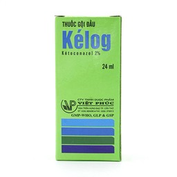 Thuốc gội đầu Kelog Việt Phúc điều trị gàu, nấm tóc, viêm ngứa và bong vảy da đầu (24ml)