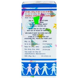 Siro cho trẻ em Minigadine Raptakos Brett phòng ngừa thiếu vi chất, biếng ăn (120ml) 