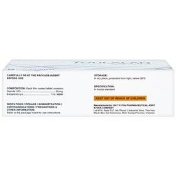 Thuốc Toulalan Davipharm điều trị triệu chứng về dạ dày (6 vỉ x 10 viên)