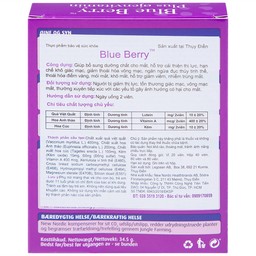 Viên uống hỗ trợ cải thiện thị lực, giảm mỏi mắt, khô mắt Blue Berry Plus Ojenvitamin New Nordic (40 viên)