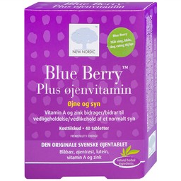 Viên uống hỗ trợ cải thiện thị lực, giảm mỏi mắt, khô mắt Blue Berry Plus Ojenvitamin New Nordic (40 viên)