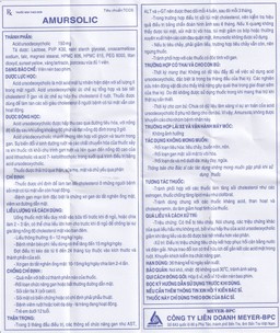 Thuốc Amursolic Meyer hỗ trợ làm tan sỏi cholesterol (5 vỉ x 10 viên)