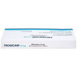 Thuốc Trosicam 7.5mg Alpex Pharma điều trị viêm đau xương khớp (3 vỉ x 10 viên)