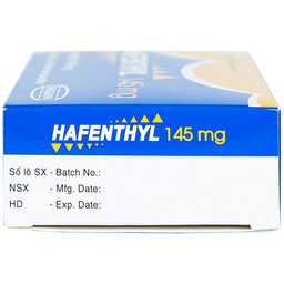 Thuốc Hafenthyl 145mg Hasan điều trị rối loạn lipoprotein huyết (3 vỉ x 10 viên)