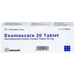 Thuốc Esomaxcare 20 Square điều trị loét dạ dày tá tràng lành tính (3 vỉ x 10 viên)