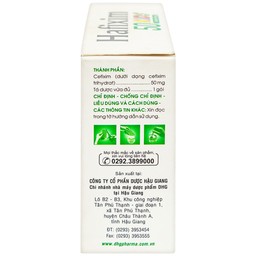 Bột Hafixim 50 Kids DHG điều trị nhiễm khuẩn (24 gói)