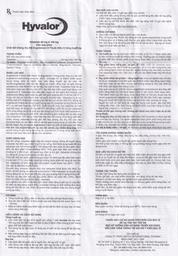 Thuốc Hyvalor 80mg United điều trị tăng huyết áp, suy tim (3 vỉ x 10 viên)