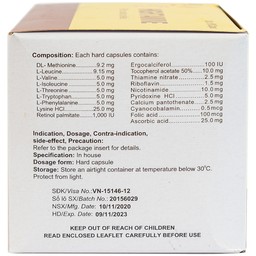 Thuốc Hightamine Hankook bổ sung dinh dưỡng, duy trì thể lực (10 vỉ x 10 viên)