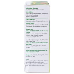 Xịt họng thảo dược Eugica Mega We Care giảm các triệu chứng viêm họng, ho, viêm đường hô hấp trên (10ml)