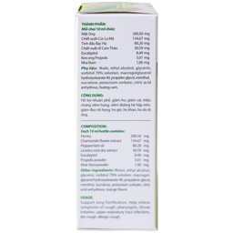 Xịt họng thảo dược Eugica Mega We Care giảm các triệu chứng viêm họng, ho, viêm đường hô hấp trên (10ml)