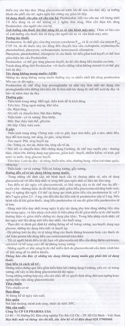 Viên sủi Kidpredni 5mg USP chống viêm, chống dị ứng và ức chế miễn dịch (5 vỉ x 10 viên)