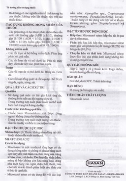 Kem bôi da Micosalderm 2% Hasan điều trị các bệnh da liễu do nhiễm nấm (10g)