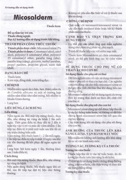 Kem bôi da Micosalderm 2% Hasan điều trị các bệnh da liễu do nhiễm nấm (10g)