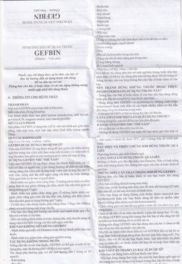 Thuốc Gefbin Medisun điều trị viêm mũi dị ứng, mề đay vô căn mạn tính (3 vỉ x 10 viên)