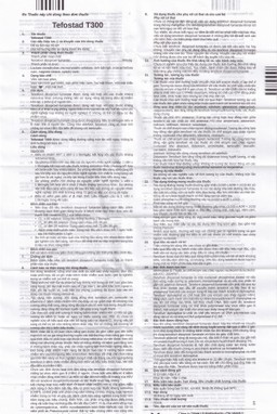 Thuốc Tefostad T300 Stella phòng và điều trị nhiễm HIV-1 (3 vỉ x 10 viên)