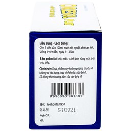 Viên sủi Oresol Pluz Hadiphar giúp bù chất điện giải (10 viên)