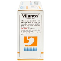 Thuốc Vilanta Pharimexco dịu triệu chứng ợ nóng, ợ chua (20 gói x 10g)