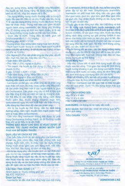 Viên nén Ivermectin 6mg A.T hỗ trợ điều trị bệnh nhiễm ký sinh trùng (1 vỉ x 4 viên)