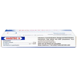 Thuốc Hasitec 5 Hasan điều trị tăng huyết áp, suy tim (3 vỉ x 10 viên)