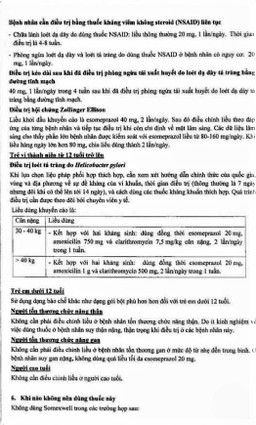 Thuốc Somexwell-40mg Micro điều trị trào ngược dạ dày (3 vỉ x 10 viên)