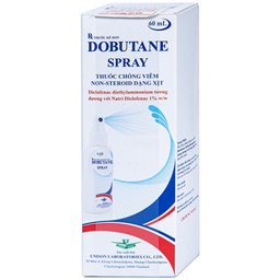 Xịt Dobutane Spray Unison giảm đau, chống viêm trong bệnh lý cơ xương và khớp (60ml)