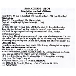 Miếng dán mụn Somaderm Spot (24 miếng) hút mụn, làm lành vết thương sau mụn 