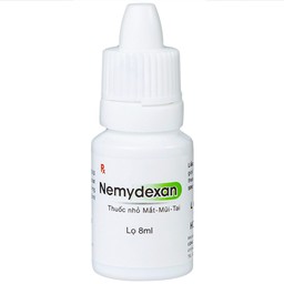 Thuốc nhỏ mắt mũi tai Nemydexan Nam Hà điều trị viêm kết mạc, viêm mũi, viêm tai ngoài (8ml)