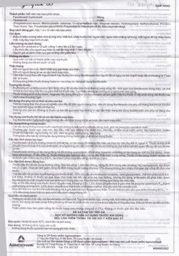 Thuốc Agimfast 60 Agimexpharm điều trị viêm mũi dị ứng, mày đay mạn tính vô căn (2 vỉ x 10 viên)