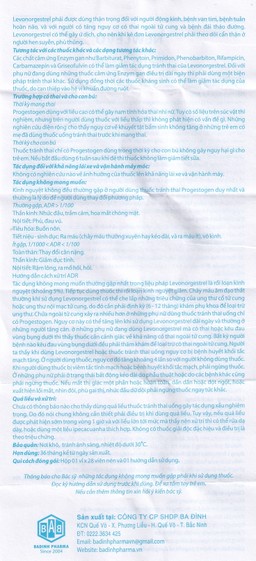 Thuốc tránh thai hằng ngày Newlevo Babiophar (1 vỉ x 28 viên)