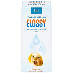 Thuốc nhỏ mũi trẻ em Elossy 0.05% điều trị ngạt mũi, viêm mũi, viêm xoang (5ml)