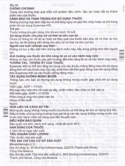 Thuốc Esserose 450 Minskintercaps cải thiện các triệu chứng bệnh lý gan (5 vỉ x 10 viên)