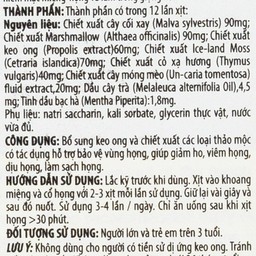 Dung dịch xịt họng Sedagol Pro-Bio hỗ trợ bảo vệ vùng họng, giảm ho, viêm họng, dịu họng (30ml)