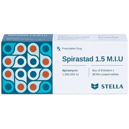 Thuốc Spirastad 1.5 M.I.U Stella điều trị dự phòng viêm màng não (3 vỉ x 10 viên)