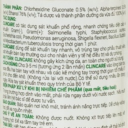 Xịt sát khuẩn tay Clincare S.H opodis 70ml